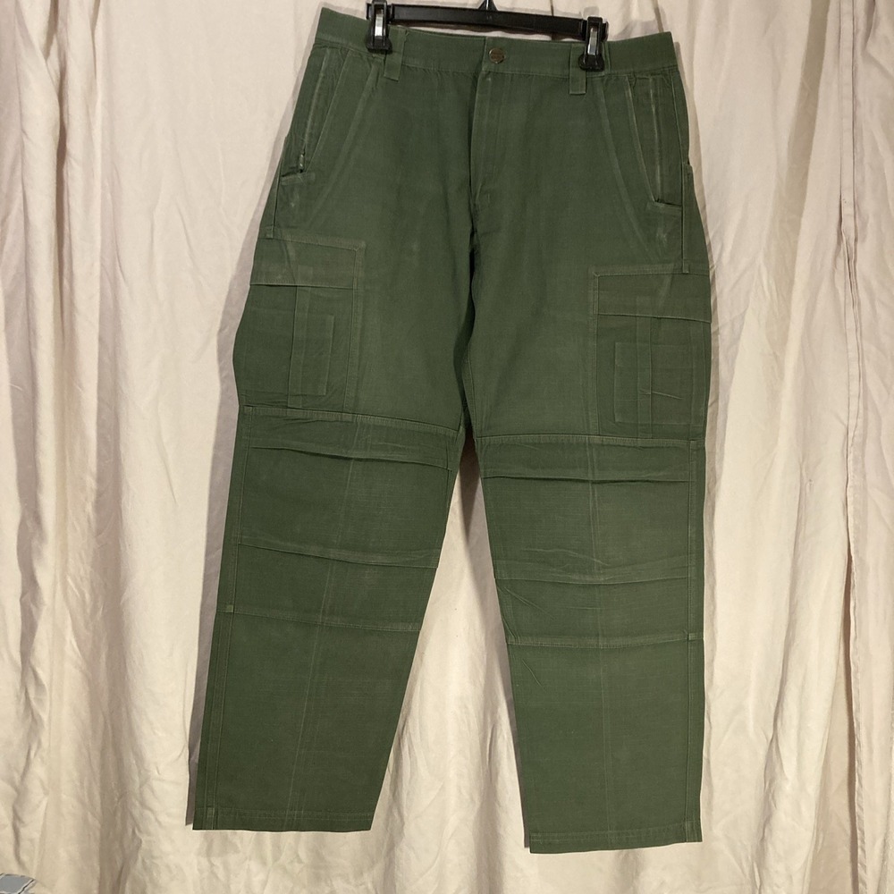 Vertx Mens Tactical Pants Green 36x32 (34x31) VTXRDP Ripstop Cargo Military